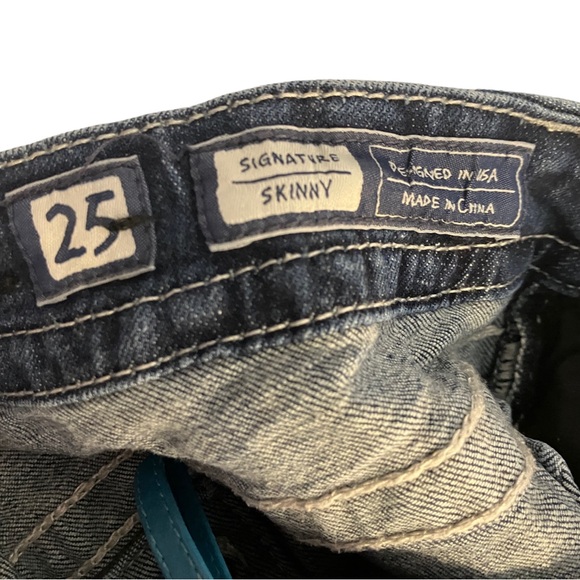 Miss Me Blue Skinny Jeans 25 - Picture 4 of 14